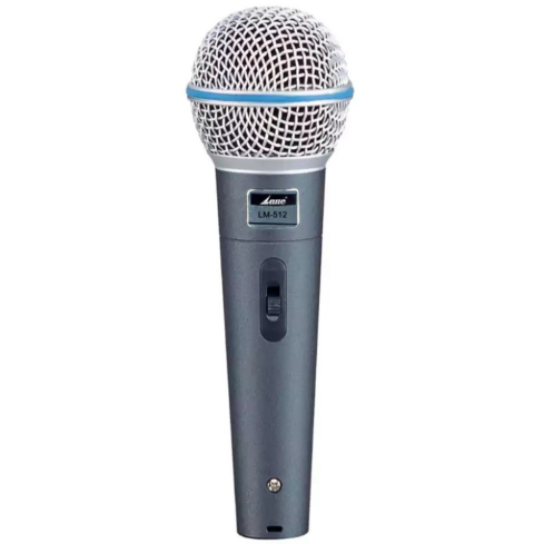 ميكروفون سلكي لان محمول باليد، LM-512 - أسود