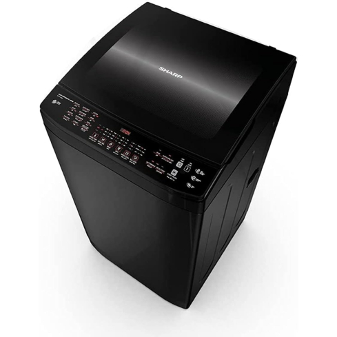 غسالة شارب تحميل علوي أوتوماتيك DDM انفرتر بطلمبة، سعة 11 كجم، ES-TD11GBKP - أسود