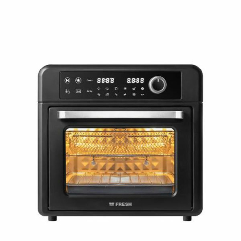قلاية فرن فريش ديجيتال، 20 لتر، 1500 وات، اسود - FAO-1500