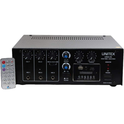 USSA-45EU امبليفاير يونيتكس بلوتوث - أسود