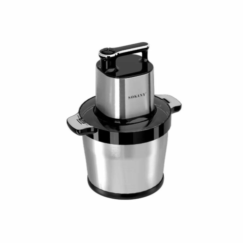 كبة سوكاني، 8 لتر، 1500 وات، SK-7088N - فضي أسود