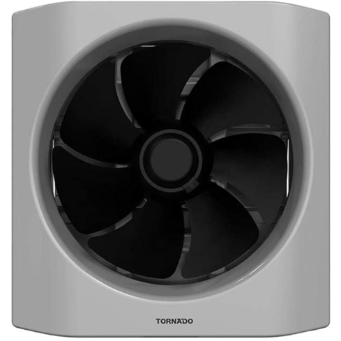 شفاط مطبخ تورنيدو، 25 سم، TVH-25BG - أسود ورمادي