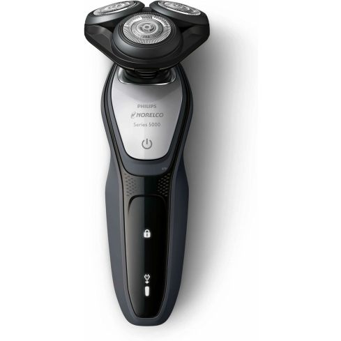 ماكينة حلاقة فيليبس سيريز 5000 أكوا تاتش تعمل بالماء والجاف، S5083/03 - أسود فضي