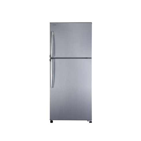 ثلاجة توشيبا، نوفروست، بابين، سعة 355 لتر، GR-EF40P-R-SL - فضي