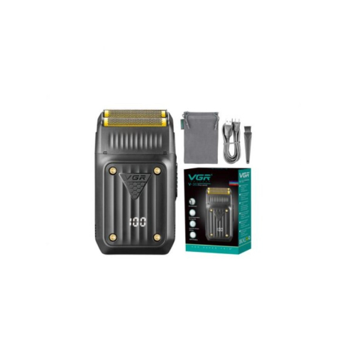 ماكينة حلاقة في جي آر لاسلكية قابلة للشحن، V-363 - أسود