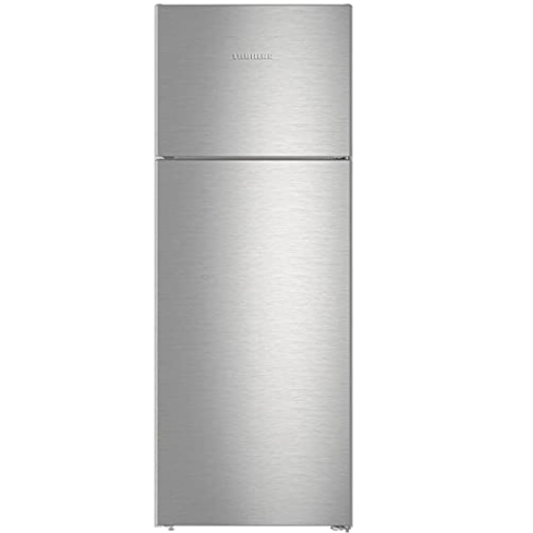 ثلاجة نو فروست ليبهير، بابين، سعة 418 لتر، CTNEF5215 - فضي