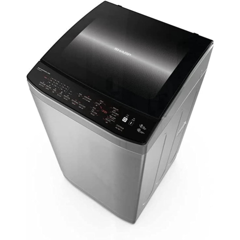 غسالة شارب تحميل علوي أوتوماتيك بطلمبة، سعة 9 كجم، ES-TN09GSLP - فضي