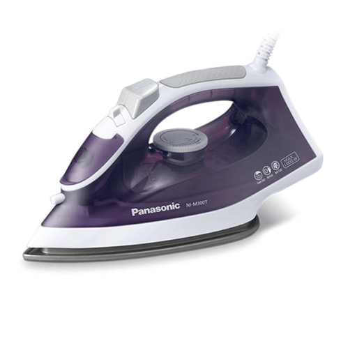 مكواة بخار باناسونيك، 1800 وات، NI-M300 TV TD - بنفسجي أبيض