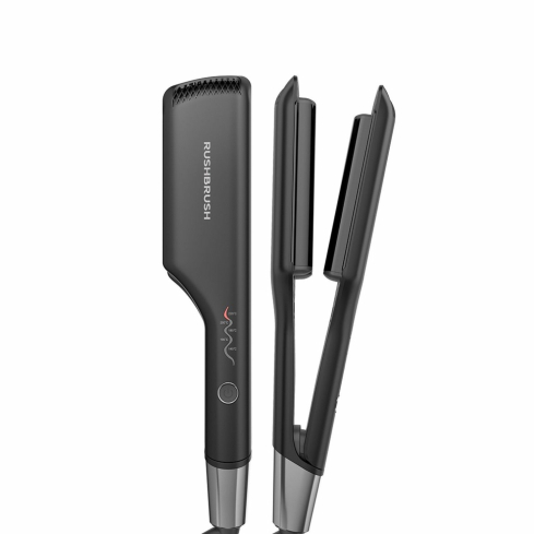 مكواة فرد الشعر راش براش لكبس الشعر، RBCC01 - أسود