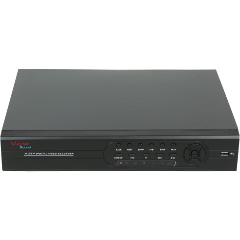 مسجل فيديو شبكة فيو ساوند، H.264، موديل Tr-005B-16Ch - أسود