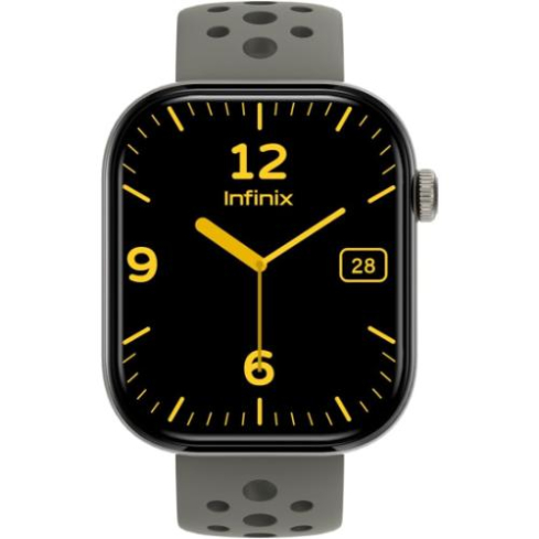 Infinix XWatch H4 (XW4L) - Gray, 2.04" Clear Full Touch Screen, IP68 Waterproof - Gray