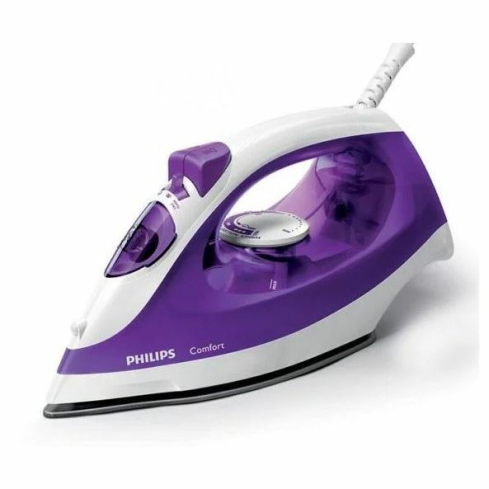 مكواة بخار فيليبس، 2000 وات، GC1433/30 - بنفسجي أبيض