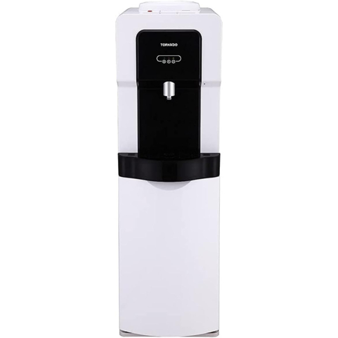مبرد مياه تورنيدو، حنفية واحده ، كابينة 18 لتر WDM-H40ABE-WB - أبيض أسود