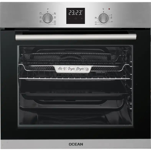 فرن كهرباء بلت ان بشواية اوشن، 60 سم، 60 لتر، ستانلس ستيل - OEOF 68 I TC