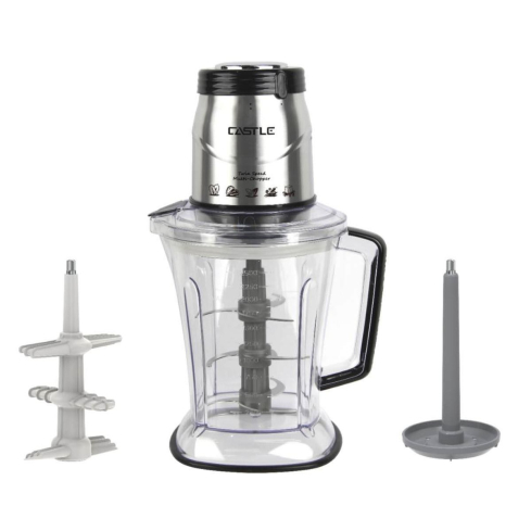 Castle Chopper, 2.5 Liter, 850 Watt, Silver - CHMX1085