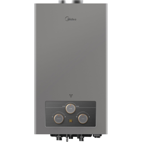 Midea MGWH10-20MZNEG-S Gas Water Heater, 10 Liters - Grey