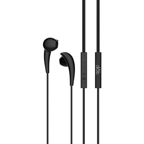 سماعات اذن سلكية بورش دوب بميكروفون، اسود - E260I