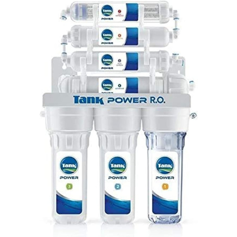 فلتر مياه تانك باور، 7 مراحل - أبيض أزرق