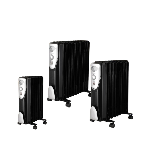 دفاية زيت جاك، 11 ريشة، 400 وات - أسود