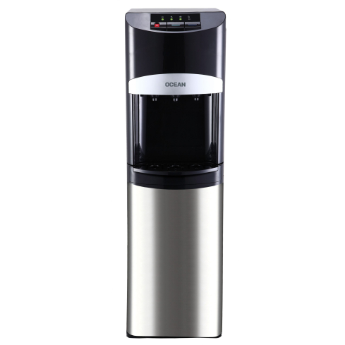 مبرد مياه اوشن سخن وبارد & فاتر، 3 حنفية، قارورة سفلية، ستانلس ستيل – OCMWDB 335