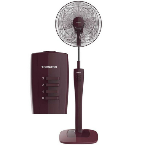 مروحة ستاند تورنيدو، 16 بوصة، 4 ريشة، TSF-74RED - نبيتي