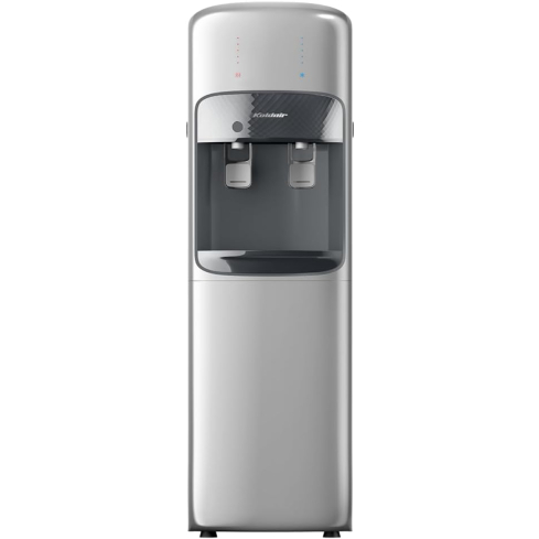 مبرد مياه كولدير علوي فري ستاند، 2 حنفية، ساخن وبارد - فضي - KWD A 2.1