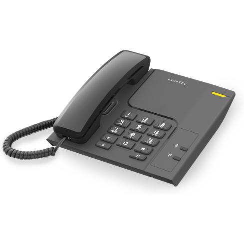 تليفون أرضي بسلك الكاتيل ، T26 - أسود