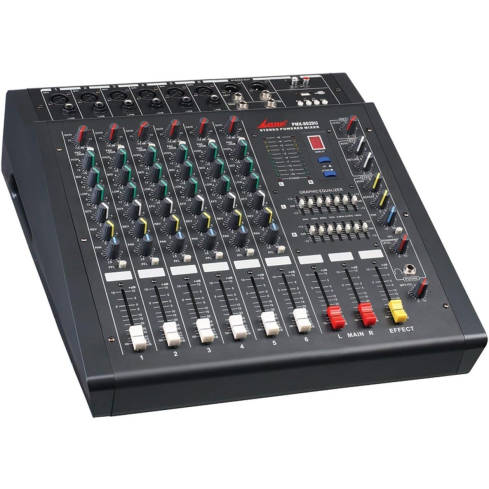 ميكسر ستريو لان ، PMX-602DU - أسود