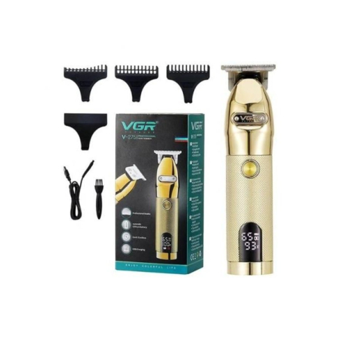 ماكينة قص شعر في جي آر قابلة للشحن، V-275 - ذهبي