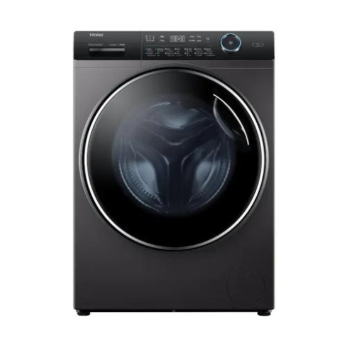 Haier Fully Automatic Inverter Washing Machine, 10.5 kg Capacity, Dark Silver - HWD100-B14979S8