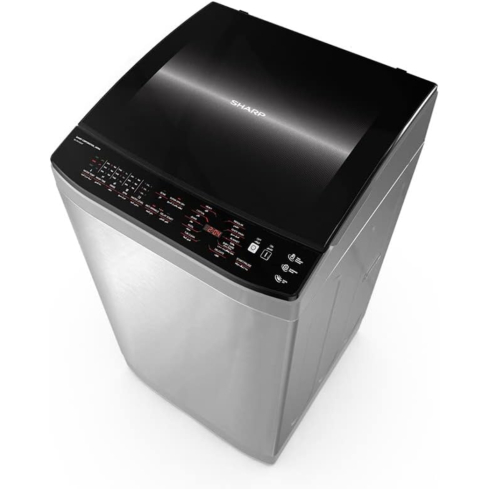 غسالة شارب تحميل علوي فوق أوتوماتيك بطلمبة، سعة 11 كجم، ES-TN11GSLP - فضي