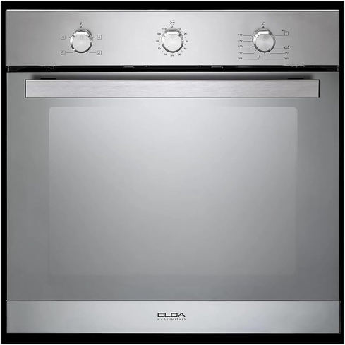 فرن غاز بشواية بلت ان البا ألتروم، 60 سم، 62 لتر، ستانلس ستيل - AL6XLXFG