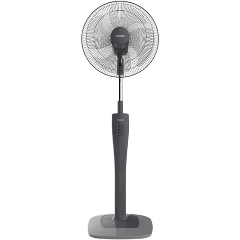 مروحة تورنيدو قائمة، 16 بوصة، 3 سرعات، TSF-74G - رمادي