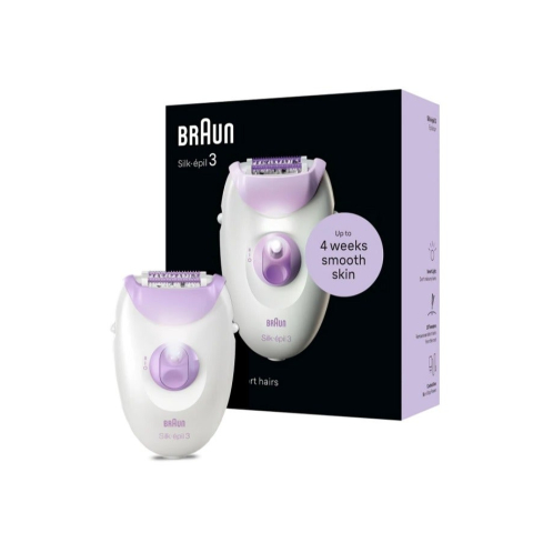 آلة نزع الشعر براون سيلك إبيل 3، SE3-000 - أبيض بنفسجي