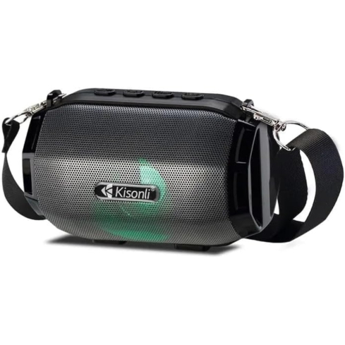 سماعة بلوتوث محمولة لاسلكية كيسونلي، 5 وات، LED-904 - اسود