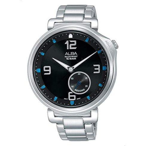 ساعة ألبا للرجال، حركة كوارتز، AN4059X1 - فضي