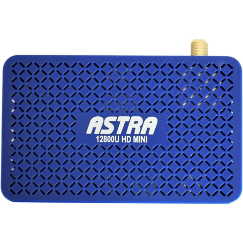 ريسيفر ستالايت أسترا ميني بدقة FULL HD، موديل 12800 U - أزرق
