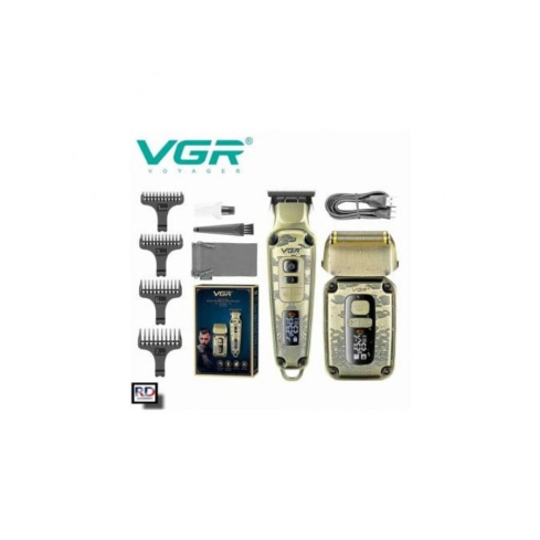 ماكينة حلاقة في جي آر لاسلكية قابلة للشحن، V-641 - ذهبي