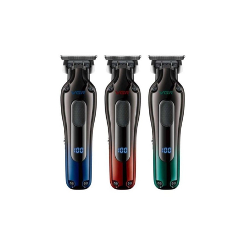 ماكينة قص شعر في جي آر بشاشة رقمية، V-998 -متعدد الألوان