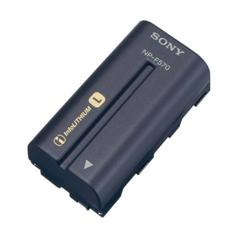 بطارية قابلة لإعادة الشحن لكاميرا سوني F570، سعة 2200 مللي أمبير - أسود