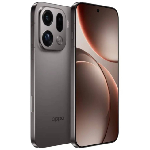 اوبو Find X 9 pro بشريحتين اتصال، 512 جيجابايت، 16 جيجا رام، شبكة الجيل الخامس - رمادي تيتانيوم