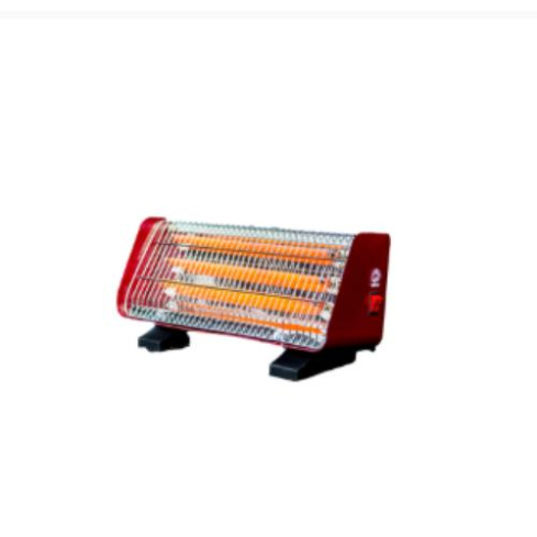 دفاية هالوجين كهرباء نور، 3 شمعات، احمر - H 306