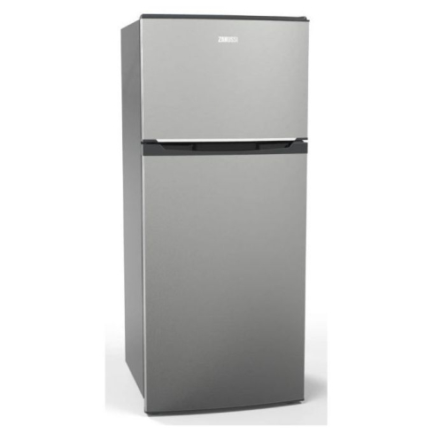 ثلاجة كريسبو زانوسي، نوفروست، سعة 406 لتر، بابين، DF43AS - فضي