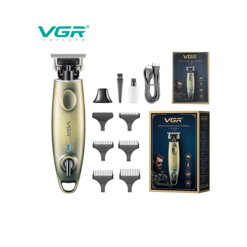 ماكينة حلاقة كهربائية لاسلكية فاخرة مقاومة للماء V-978 VGR - ذهبي