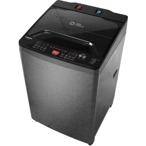 غسالة ملابس تورنيدو، فوق اوتوماتيك، 12 كيلو جرام، TWT-TLN12LDS- فضي