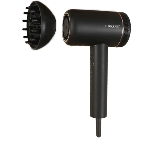 مجفف الشعر الاحترافي سوكاني، 2000 وات، RCY-299 - أسود