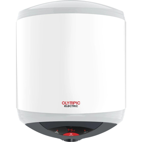 سخان مياه كهربائي اوليمبك Hero Turbo Digital، سعة 100 لتر - أبيض - OYE10021WN