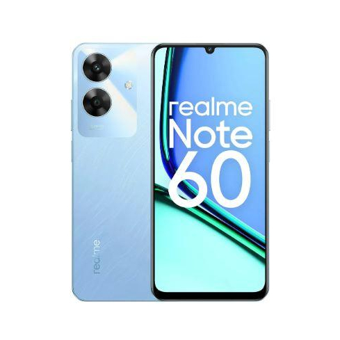 ريلمى نوت 60 بشريحتين اتصال، 256 جيجابايت، 4 جيجا رام، شبكة الجيل الرابع - ازرق