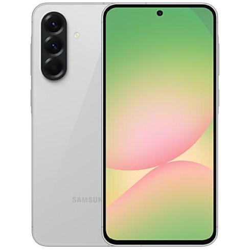 سامسونج جالكسي A56 بشريحتين اتصال، 128 جيجابايت، 8 جيجا رام، شبكة الجيل الخامس - رمادي فاتح