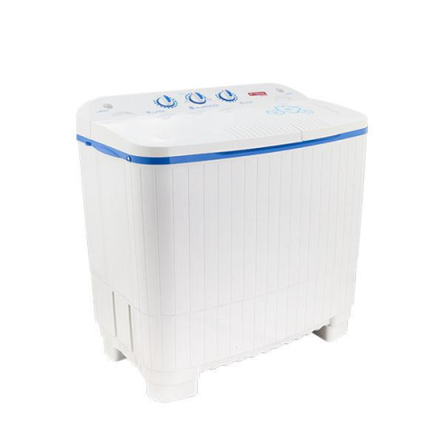 غسالة ملابس فريش نصف اوتوماتيك Duetto FWT500NA بحوضين، تحميل علوي، 5 كجم، ابيض - Fresh-500001705